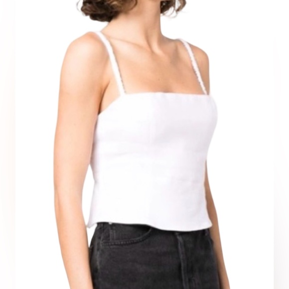 Reformation Tops - Reformation NWT Amaya Linen Top White Size S
